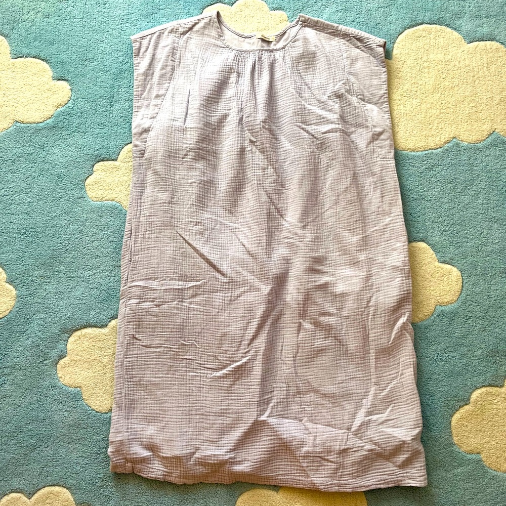 Suunday double gauze fully lined dress/tunic size small- lilac